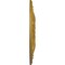 Ekena Millwork Bordeaux Ceiling Medallion (Fits Canopies up to 3 1/4"), 22 5/8"OD x 1 3/4"P, Pharaohs Gold CM22BOPGS - alternate 5